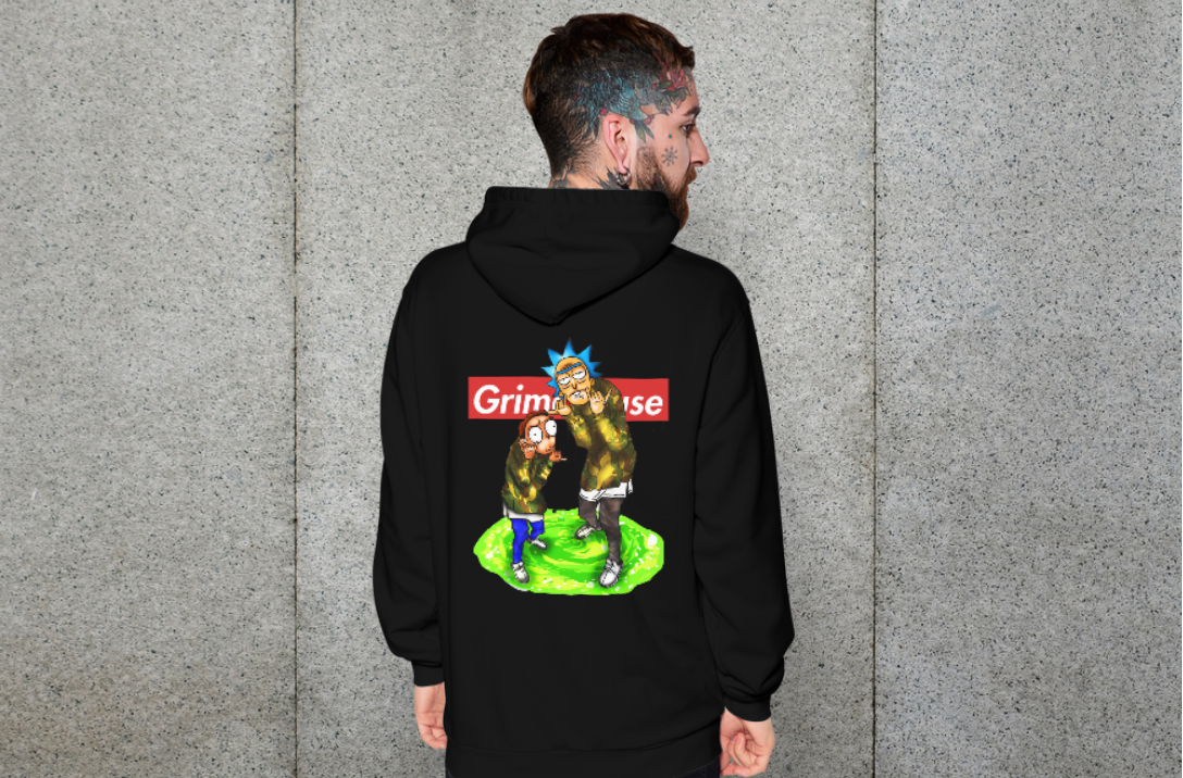 RM Hoody Blac Back